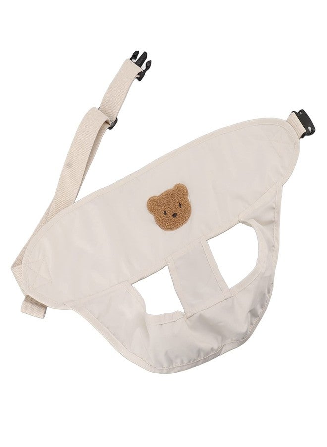 BTSEURY Baby Chair Harness,Soft Length Adjustable Breathable Baby Feeding Safety Seat Strap Portable Cute Harness Belt for Outdoor (Khaki) - Image 2