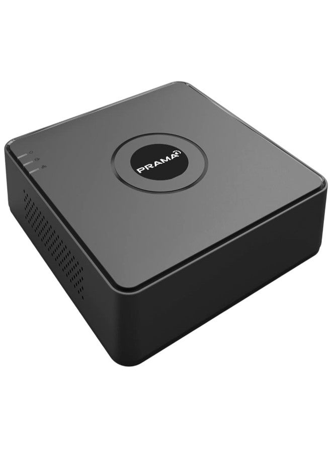 PRAMA جهاز تسجيل فيديو رقمي Prama PT-DR1A08G-K1 ذو 8 قنوات بدقة 1080 بكسل، وضغط فيديو H.265 Pro+/H.264+، وواجهة SATA واحدة بسعة تصل إلى 6 تيرابايت لكل قرص، ومدخل فيديو HDTVI/AHD/CVI/CVBS/IP. - Image 1