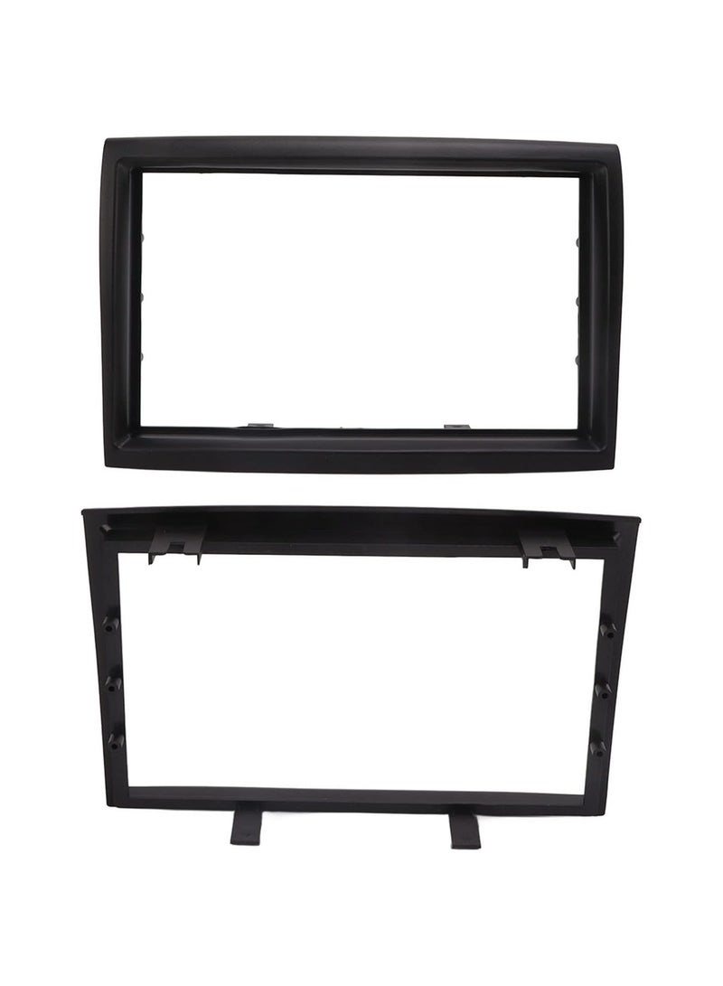 GGOOT Radio Fascia Panel Frame Fit for Citroen Jumper 2006+, 2 Din Car Stereo Fascia Radio Fascia Panel Frame Black Replacement - Image 3