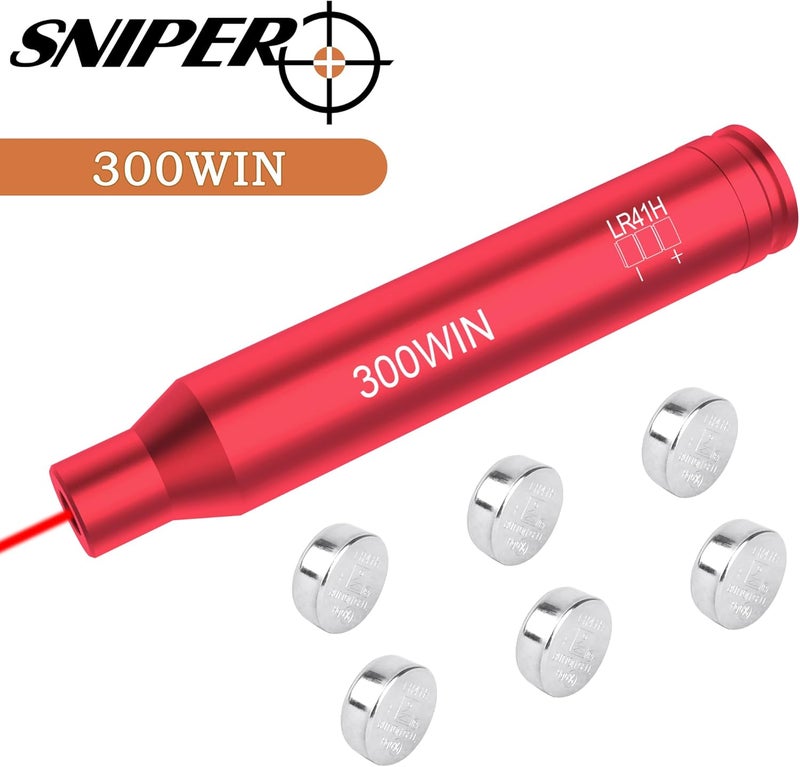 TPO .223/.308/30-30/30-06/.350 ليدجند/300BLK/6.5 كريد مور/450 بوش ماستر/338/كروس بو/ .300 وين/7.62X54R/6.5 غريندل/5.7x28/.458 سوكوم ليزر أحمر لرؤية البور مع 6 بطاريات - Image 2