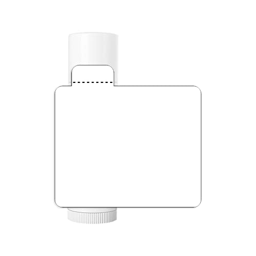 Mr-Label White Lip Balm Labels with Tamper Tab - Waterproof & Tear-Resistant - for Inkjet & Laser Printer - 2-3/16" x 2-1/8" on Letter Sheet (300 Labels) - Image 1