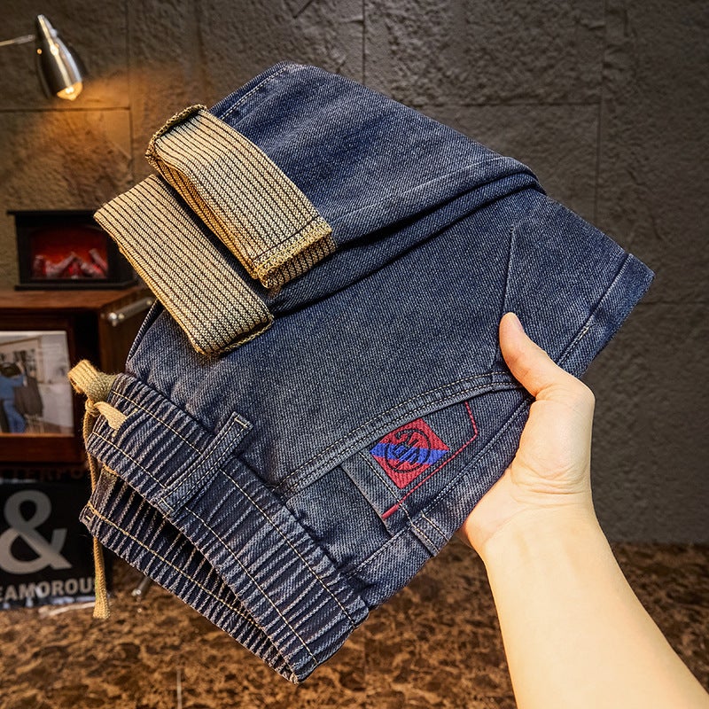 Unisex Classic Denim Jeans Loose Fit Daily Outdoor Wear - Image 4
