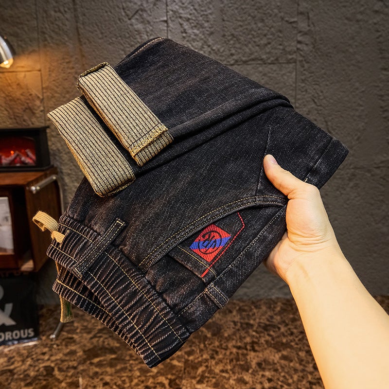Unisex Classic Denim Jeans Loose Fit Daily Outdoor Wear - Image 2