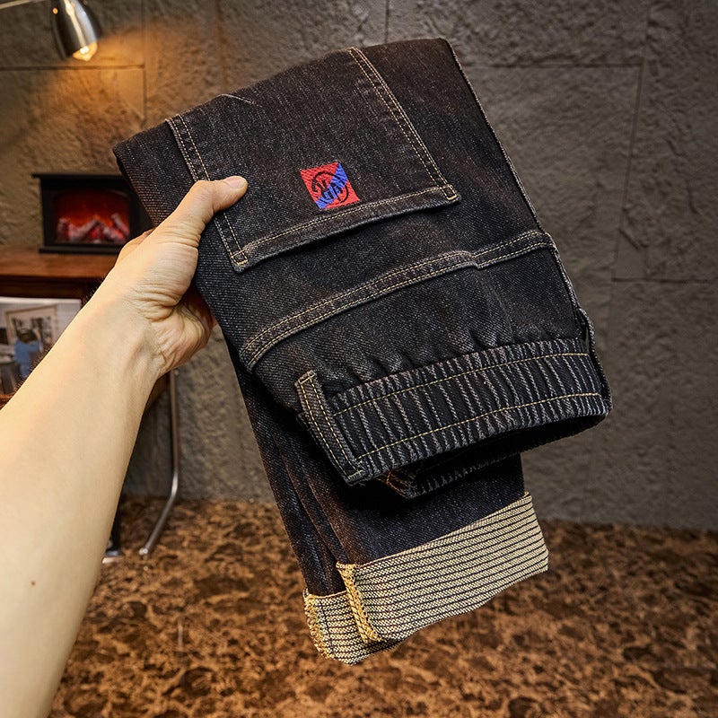 Unisex Classic Denim Jeans Loose Fit Daily Outdoor Wear - Image 3