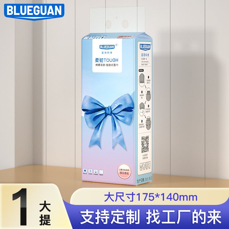 Hanging Paper Towels Factory Soft Paper Towels Full Box Wall-Mounted Toilet Special Hanging Paper Towels Hygiene - Image 1