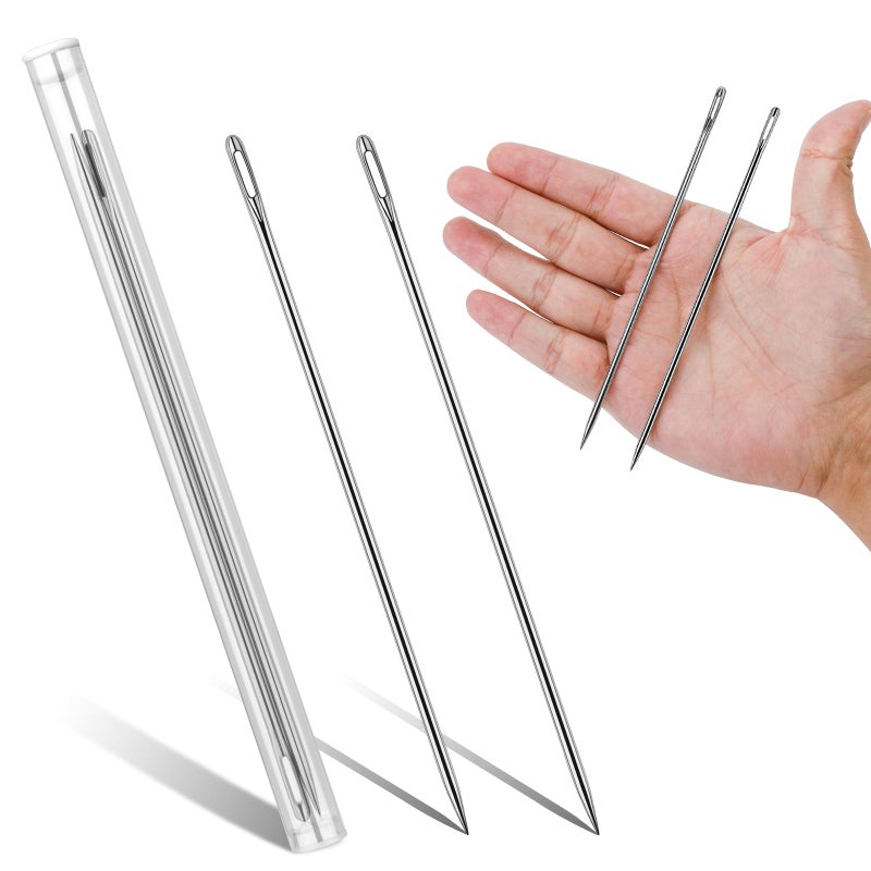 JUPEAN 2 Pcs Upholstery Needle 15cm - Image 1