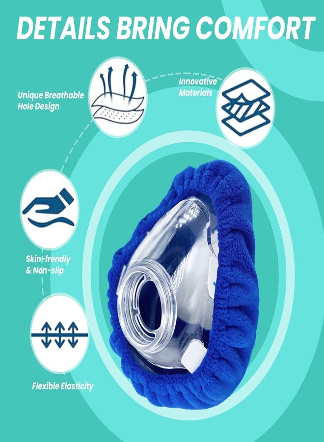 NATAKU 4-Pack Small Mask Liners Compatible with Cpap' Masks Cushion Comfortable Reusable Cushioned Covers, Absorb Facial Oils and Moisture to Improve Mask Wear Comfort - Image 3