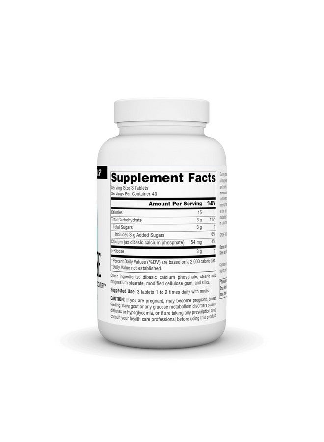 Source Naturals Source Naturals D-Ribose for Workout, Energy, and Recovery* - 120 Tablets  - Image 2