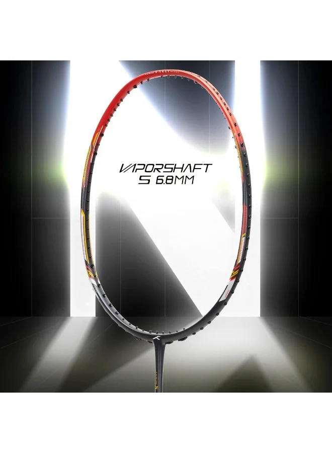HUNDRED N-Ergy 80 Carbon Fibre Unstrung Badminton Racket With Full Racket Cover For Intermediate Players (80G, Maximum String Tension - 32Lbs)