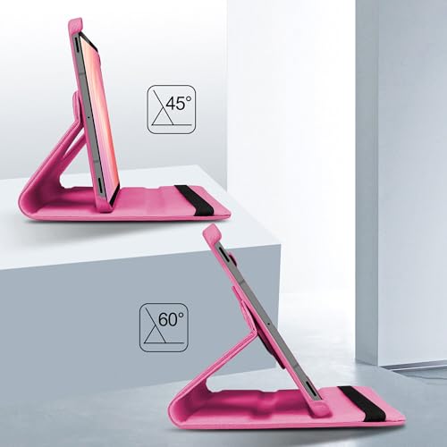 TGK 360 Rotatable Flip Cover for Samsung Galaxy Tab S11 Case 11 inch 2025, Galaxy Tab S10 Lite / S10 FE / S9 FE 10.9 inch / S9 11 Inch 2023 (Hot Pink) - Image 5