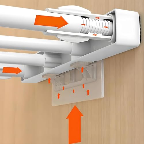 Boniry Shelf Support Pegs - Innovative Punch-Free Plastic Brackets for Cabinet and Closet Shelves, Self-Adhesive Clips for Kitchen, Furniture, and Bookshelves (2) - Image 4