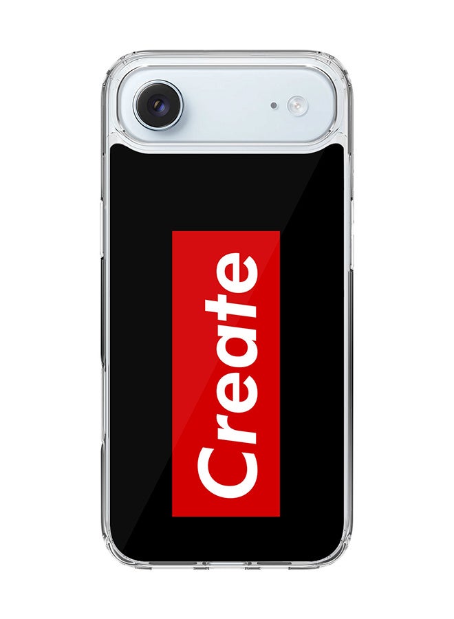 Stylizedd Classic Clear MagSafe Case for iPhone 17 Air , Hybrid Soft Case Flexible Edges Anti Drop TPU PC Gel Thin Transparent Cover [ Designed for iPhone 17 Air ] - Create