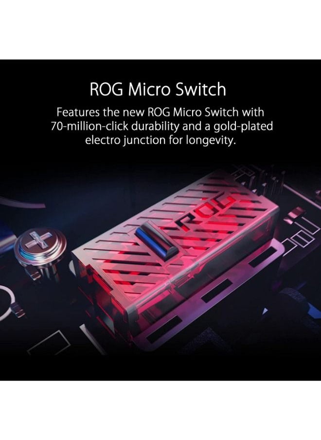 ASUS - Rog Gladius 3 Wireless Gaming Mouse Connection Modes Wireless Bluetooth Rf 2.4 Ghz 19000 Dpi Optical Sensor 6 Programmable Buttons Black - Image 1