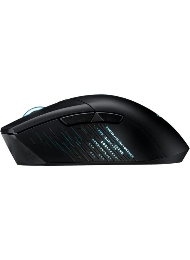 ASUS - Rog Gladius 3 Wireless Gaming Mouse Connection Modes Wireless Bluetooth Rf 2.4 Ghz 19000 Dpi Optical Sensor 6 Programmable Buttons Black - Image 1