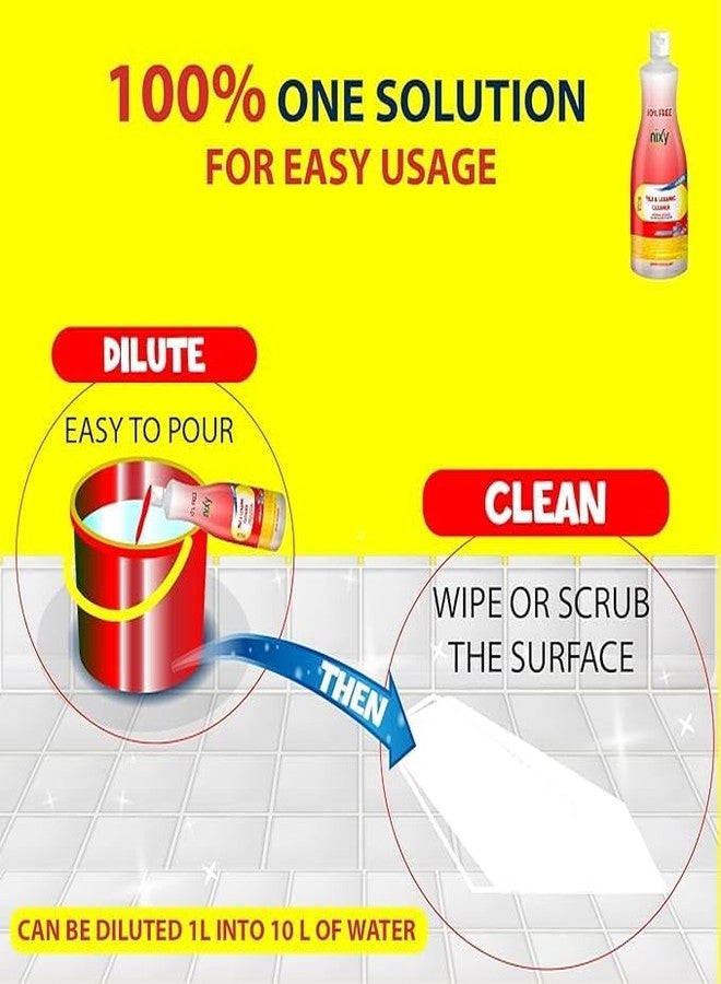 Nixy shots 60 ml and 1 L Nixy Tile cleaner & Descaler (Combo) - Image 5