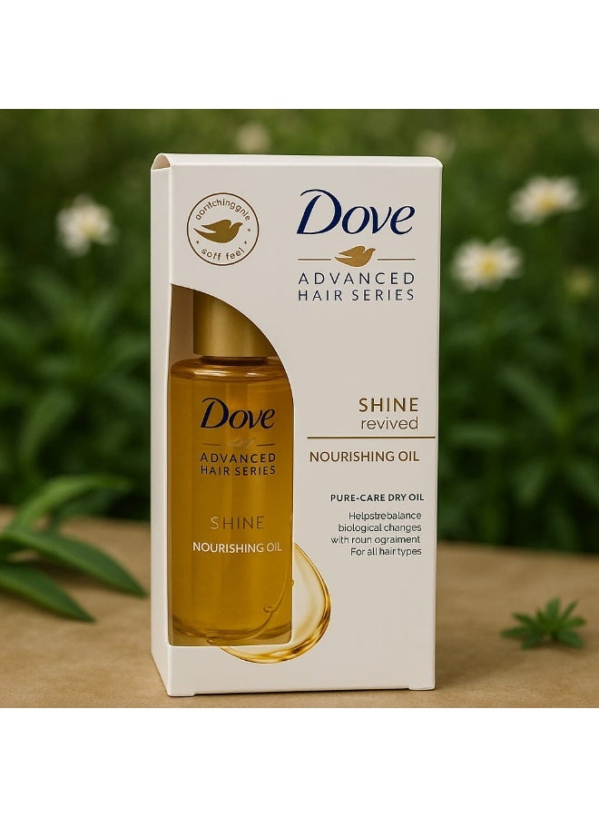 dove Advanced Hair Series, Shine Revive Treatment For A Smooth And Shiny Professional Look For Men And Women Of All Hair Types And Colours, Single Pack (50 ml)