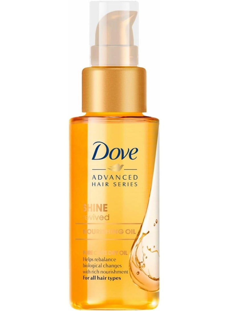 Dove Advanced Hair Series, Shine Revive Treatment For A Smooth And Shiny Professional Look For Men And Women Of All Hair Types And Colours, Single Pack 50 ML - Image 2
