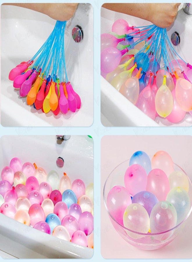 Vikrida Holi Magic Bunch Water Balloon Kit Fill & Tie in 60 Second Magic Bunch of Water Balloons For Kids Hassle Free Celebration Water Sports Fun (6 Bunches - 222 Magic Balloons) - Image 4