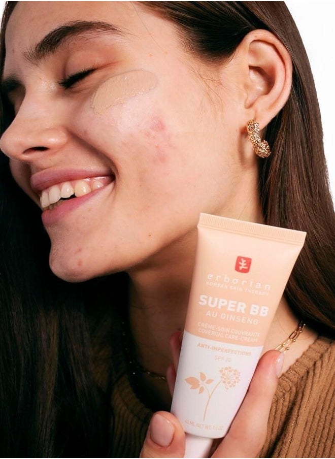 erborian - ERBORIAN Super BB Cream Au Ginseng Doré 15ml - High Coverage, Flawless Finish - Image 1