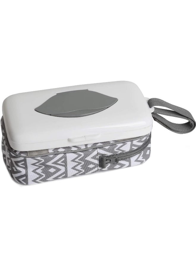 Yogo Baby Yogo Baby Wipes Dispenser with Nappy Pouch 2 in 1 Portable Travel Clutch with Strap for Carrying Nappies and Wipes On The Go  - Image 1