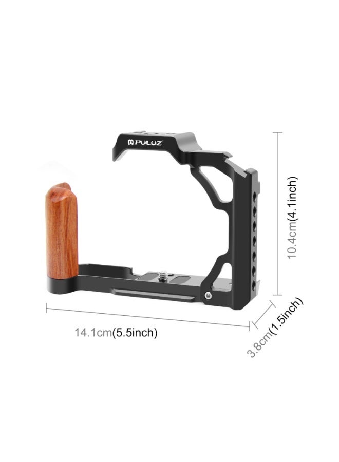 بولوز Puluz ينطبق على نيكون ZFC مقبض خشبي إطار معدني واقية - Image 2