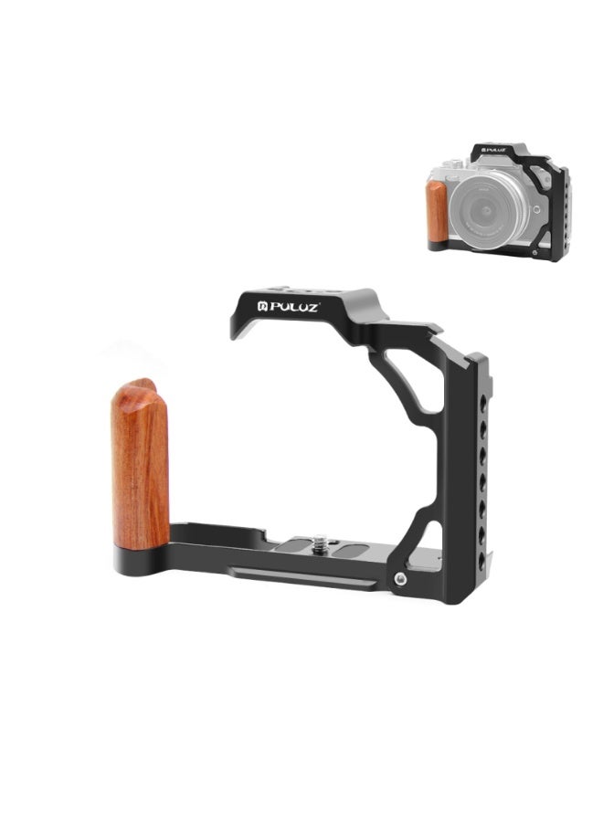 بولوز Puluz ينطبق على نيكون ZFC مقبض خشبي إطار معدني واقية - Image 1