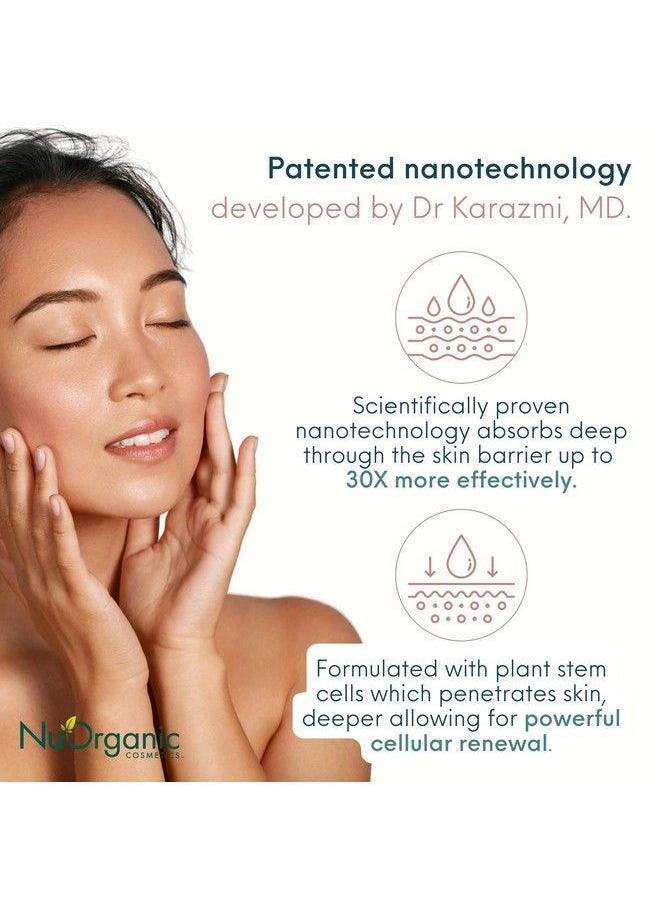 NuOrganic Cosmetics Nuorganic Super 20% Vitamin C Serum With Hyaluronic Acid & Plant Stem Cells Brightening Antiaging For Dark Spots And Fine Lines Organic & Vegan (1Fl Oz)  - Image 5