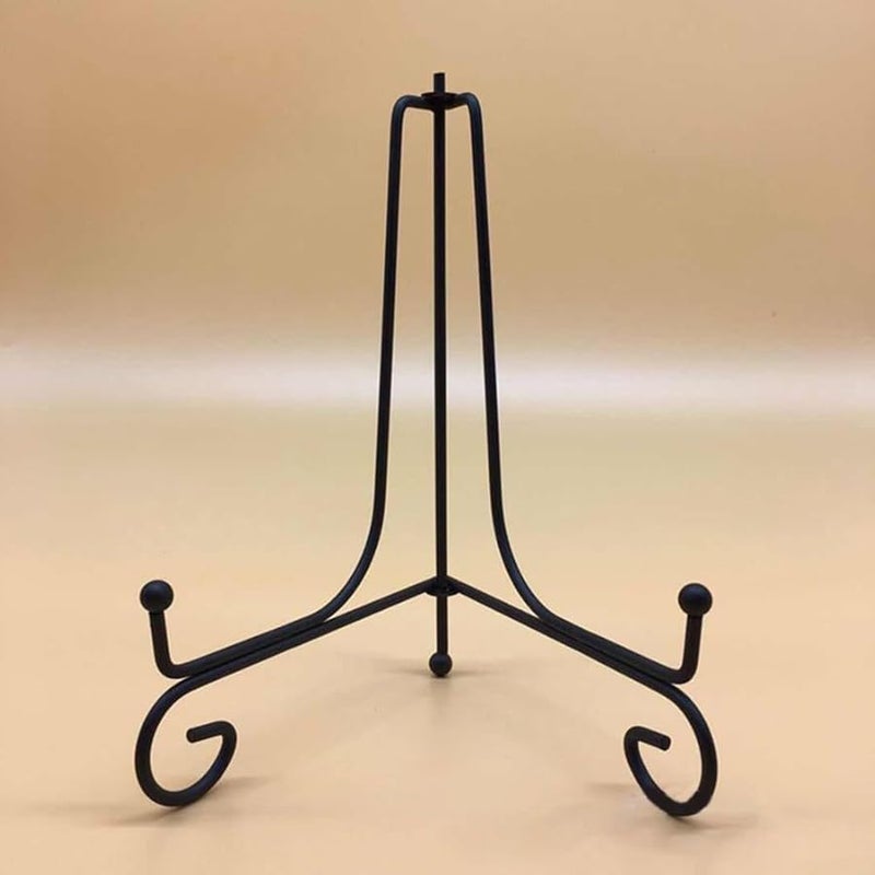 5 Inch Black Iron Plate Display Stand Easel For Picture Frame Book And Photo Holder - Image 1