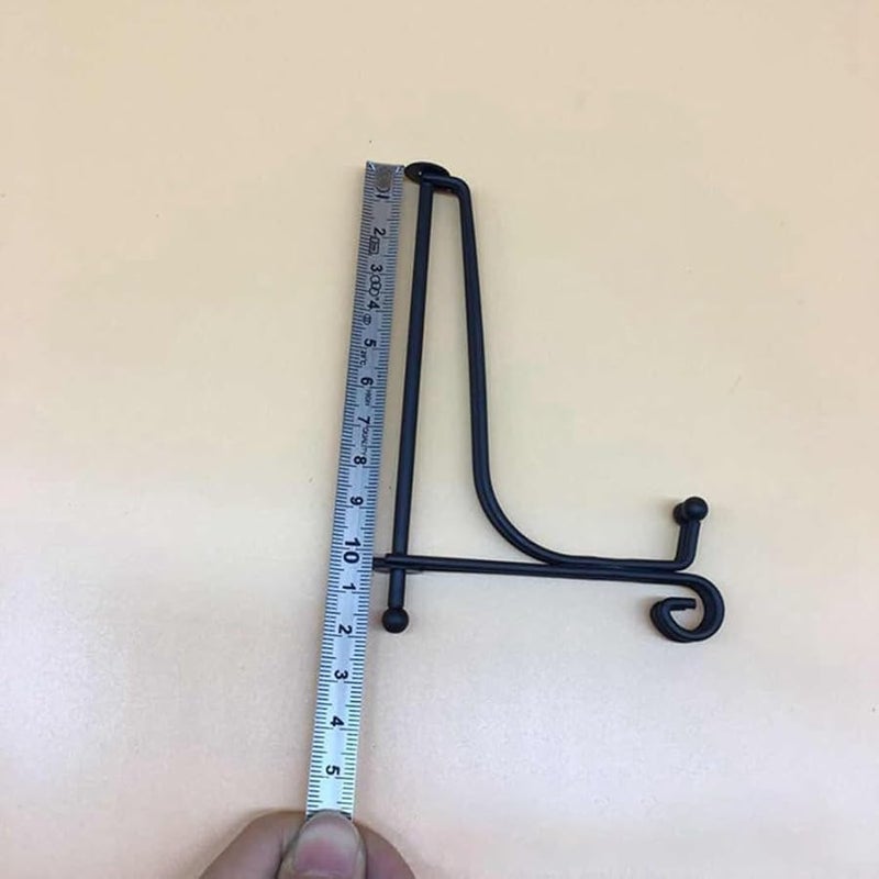5 Inch Black Iron Plate Display Stand Easel For Picture Frame Book And Photo Holder - Image 3