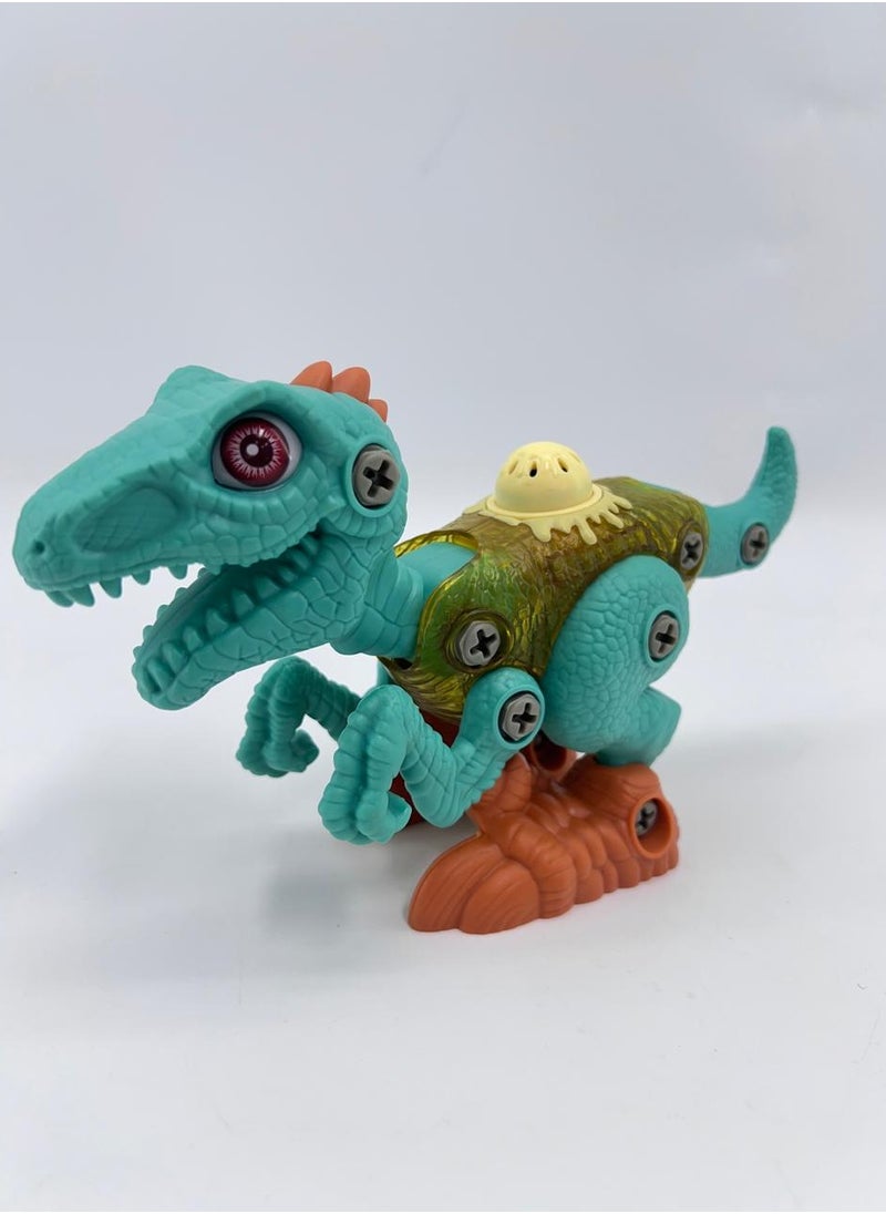 Sam Toys SAM ToysTake-apart Dinosaur Mini Velociraptor (Green)  - Image 3