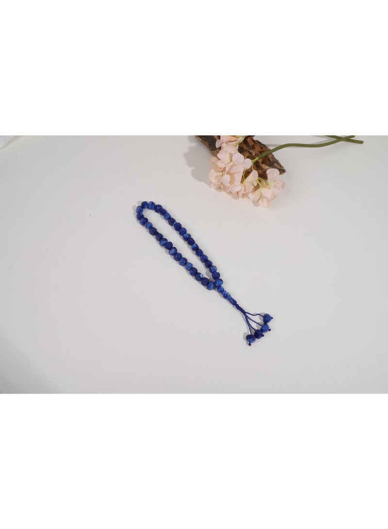 NIBEMINENT 33 Muslim Prayer Beads Blue/14mm
