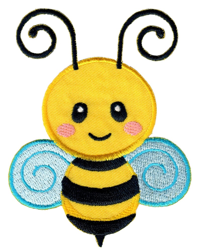 PatchMommy Bee Patch, Iron On/Sew On - Appliques for Kids Children - Image 1
