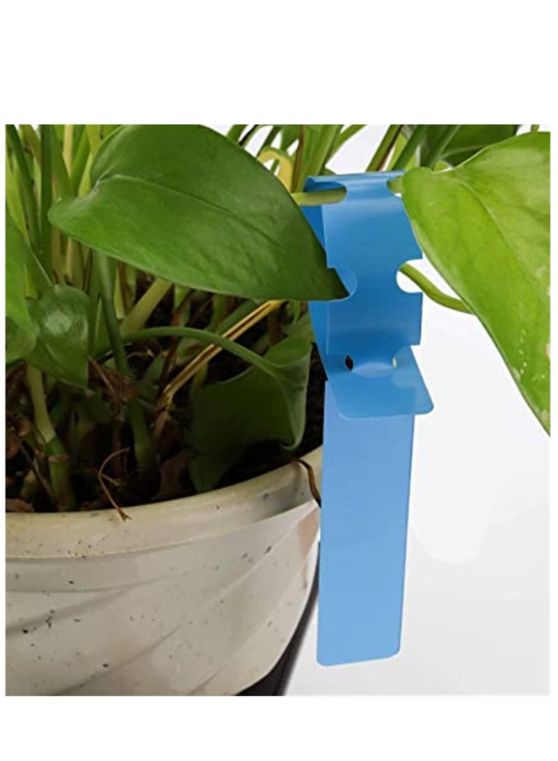 SYOSI Plant Labels Plastic Plant Around Tree Tags Hanging Garden Tags Waterproof Plant Tags for Garden Yard, Nursery Garden Lables, Adjustable and Reusable Nursery Garden Labels Tags 100 Pcs - Image 4