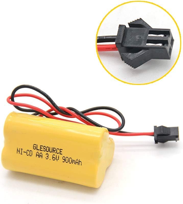 GLESOURCE 3.6V 900mAh Emergency/Exit Light Battery Compatible for Lithonia ELB B001 ELBB001 ELB-B001 Lithonia EU2C M6 LED Emergency Light Interstate ANIC1566 Unitech 0253799(2 Pack) - Image 5