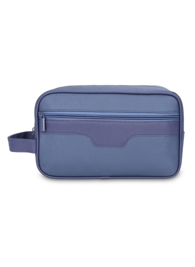 NFI essentials Polyester Toiletry Bag for Unisex, Organizer Travel Pouch Bathroom Shaving Kit Dopp Bag Hand Bag for Cash Money Carrying Water Resistant - Image 1