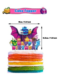 General Blox Fruits theme birthday party decoration game box birthday flag cake flower arrangement ball garland  - Image 2