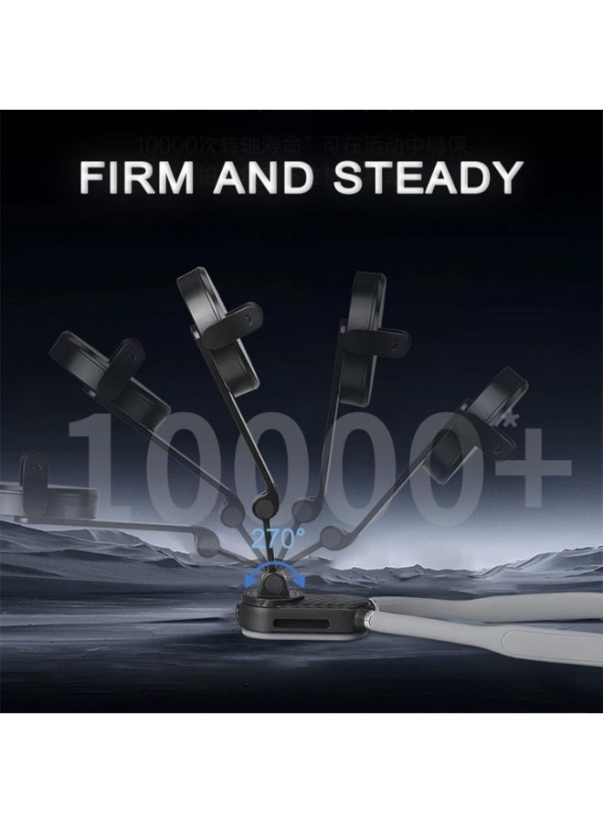 Magnetic Neck Phone Holder for Recording - Flexible Hands-Free Chest Strap for Video Recording, Walking, Running, and Sports Activities - Image 3