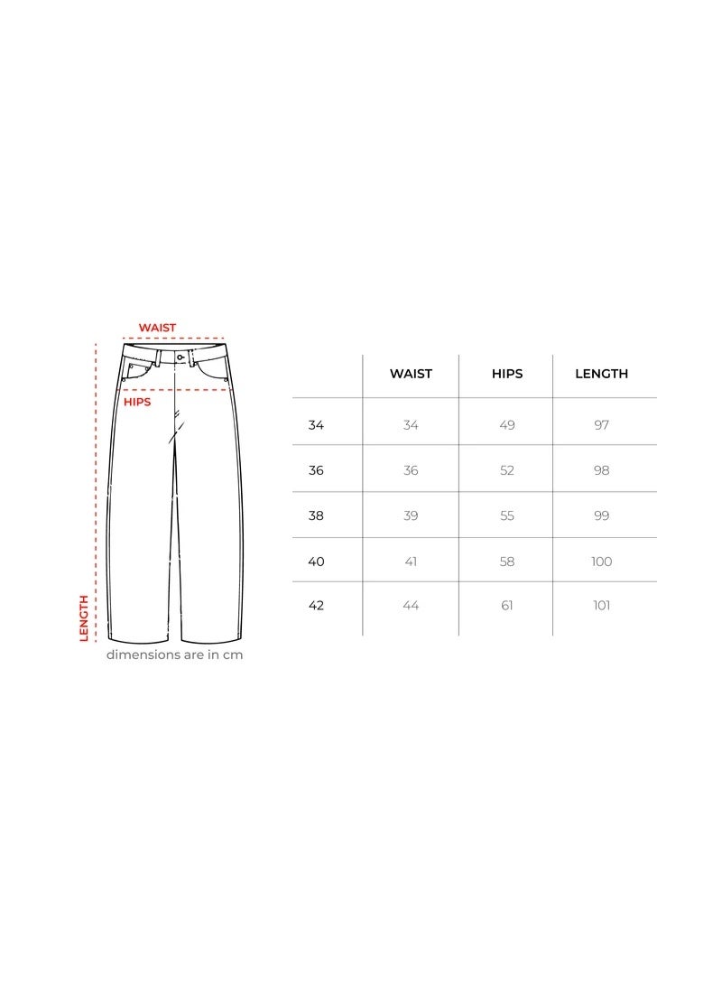 In Your Shoe Female Brown Barrel Fit Jeans - Image 4