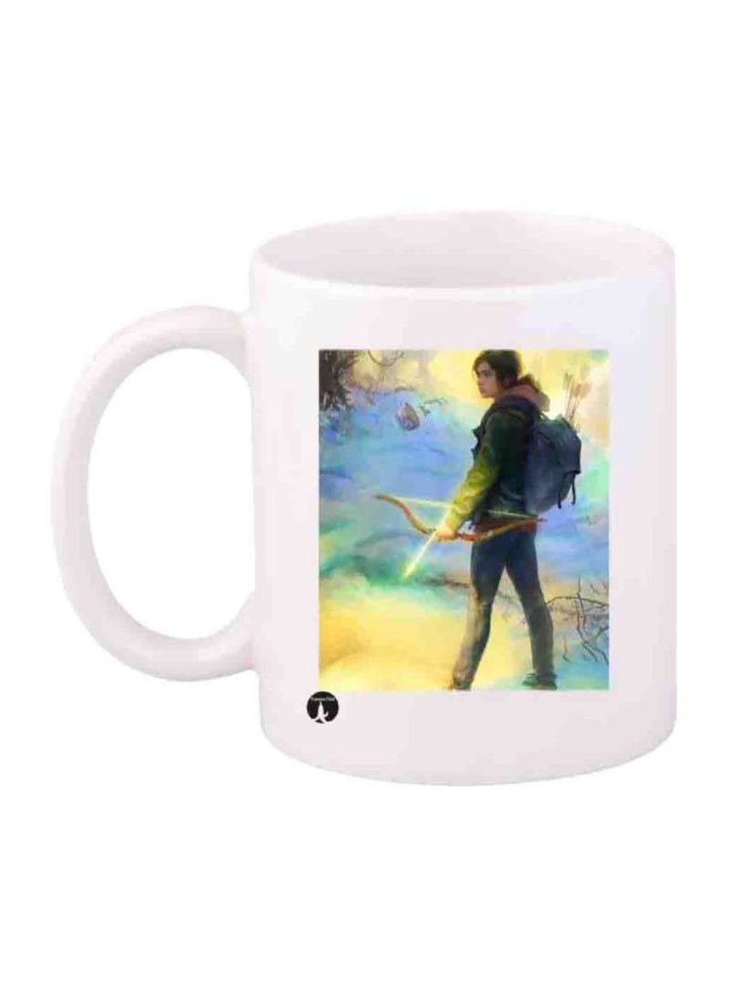 RKN The Last Of Us Video Game Character Printed Mug White/Yellow/Blue Standard Size
