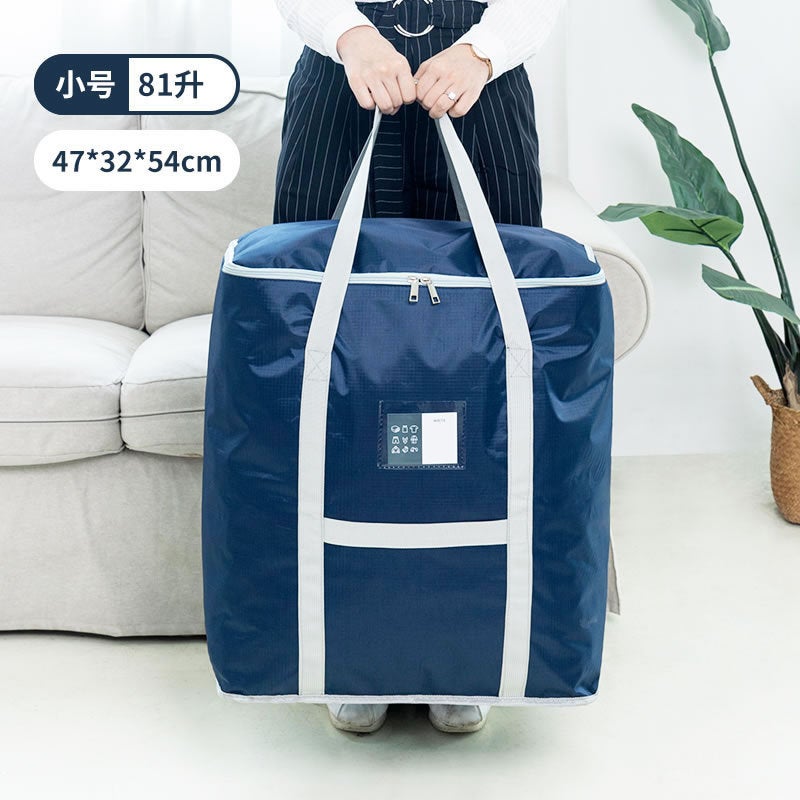 Large Moisture-Proof Storage Bag for Clothes Small navy blue