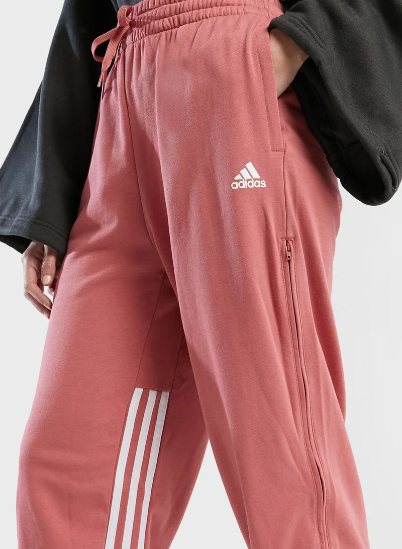 adidas بنطال رياضي بخصر مطاطي