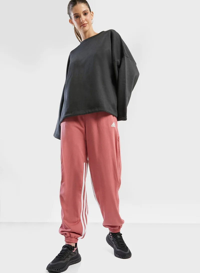 adidas بنطال رياضي بخصر مطاطي