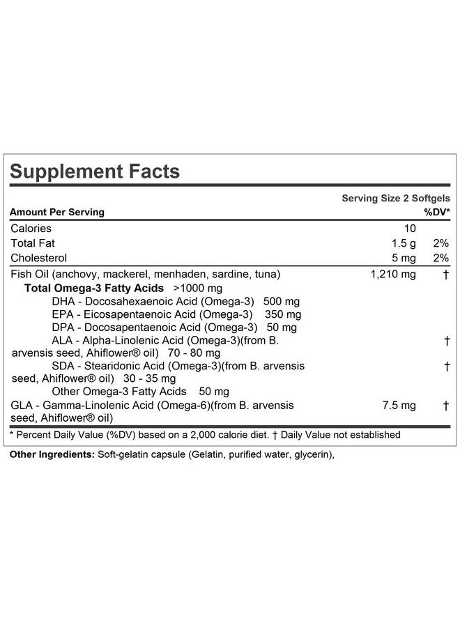 Andrew Lessman - Maximum Essential Omega 3 Unflavored 30 Softgels Ultra Pure High Potency Omega 3 Oils. High Dha No Stomach Upset No Contaminants No Mercury. Small Easy To Swallow Softgels - Image 1