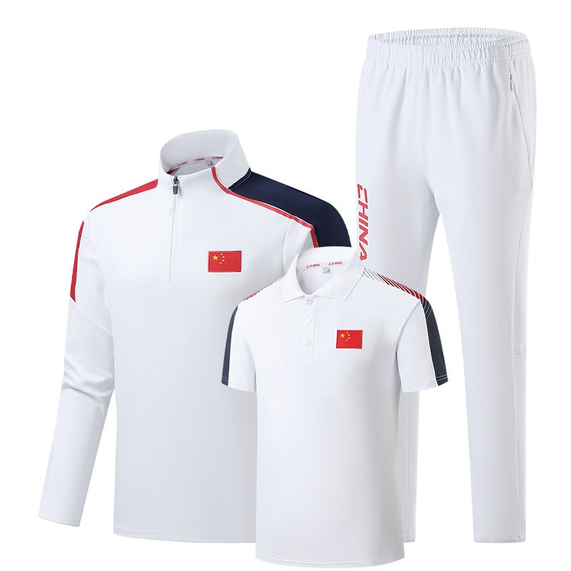 New Three-Piece Suit Men'S And Women'S Leisure Sports Running Martial Arts Suit Coaching Uniform Class Uniform Activity Suit - Image 5