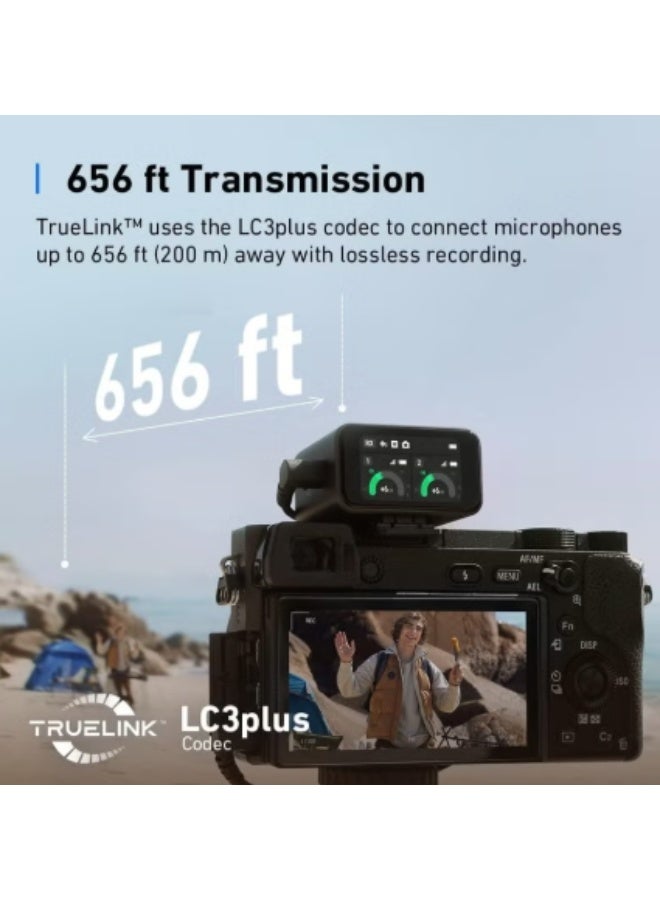 ميكروفون لاسلكي AnkerWork M650، مزود بخاصية إلغاء الضوضاء الاحترافية، مدى إرسال يصل إلى 200 متر، بطارية تدوم 15 ساعة، أغطية مغناطيسية ملونة قابلة للتبديل، التقاط صوت ثنائي القناة عالي الجودة، ميكروفون لاسلكي مثالي لمدونات الفيديو - Image 5