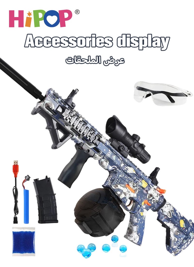 HIPOP - HK416 Electric Gun Toys Splatter Ball Blaster Toys Gun,Water Bomb Shoot Gun Gel Ball Blaster,Outdoor Team Shooting Games as Kids Toys Gun - Image 1