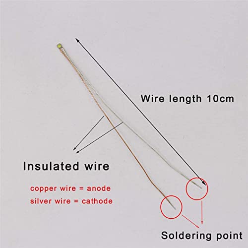 Bowerful 25pcs Pre-soldered Micro Litz Wired Leads White SMD Led 0603 + Muti-Resistor New - Image 5