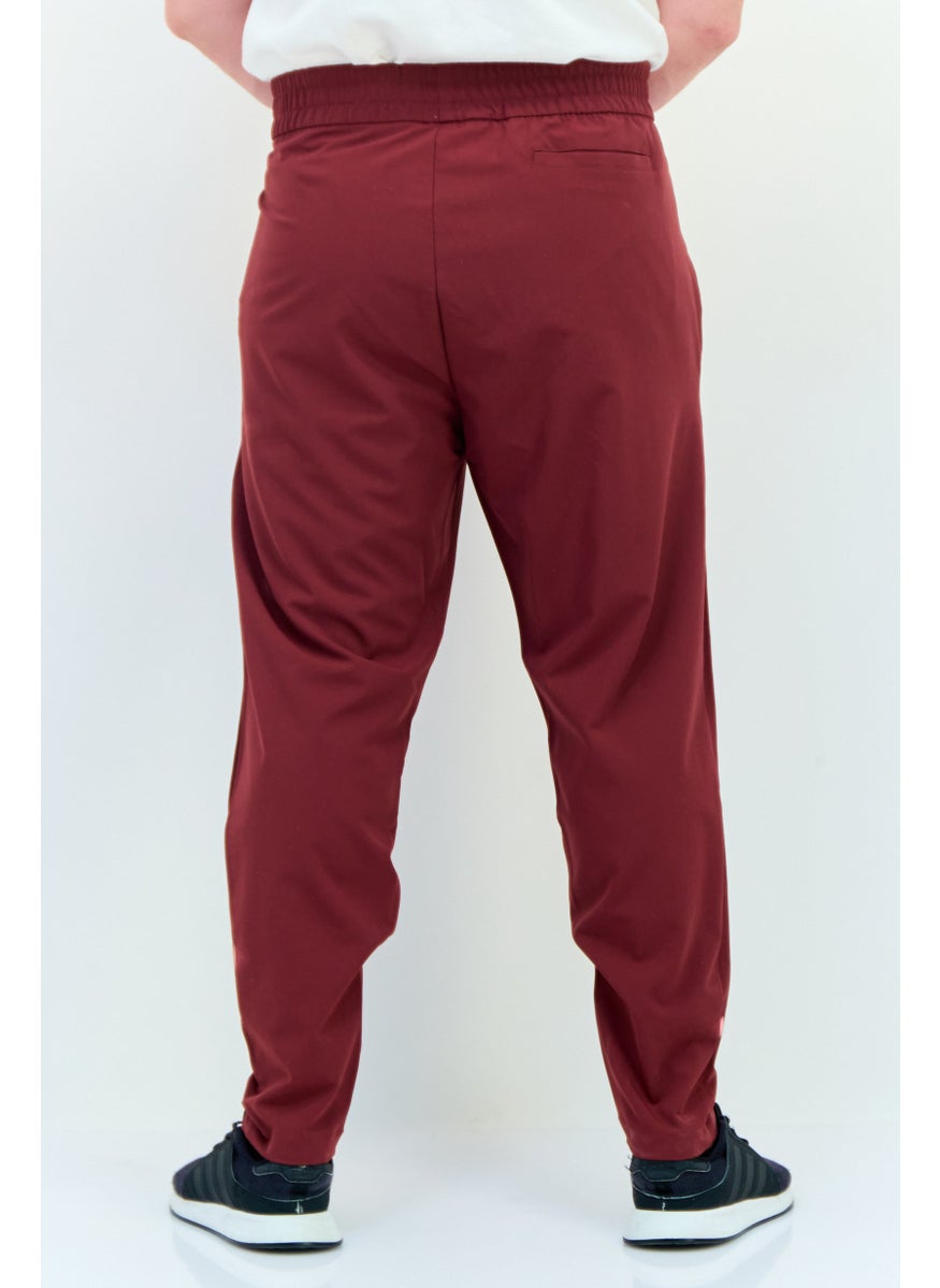 Adidas Men Sportswear Fit Outdoors Sweatpants, Maroon  - Image 3