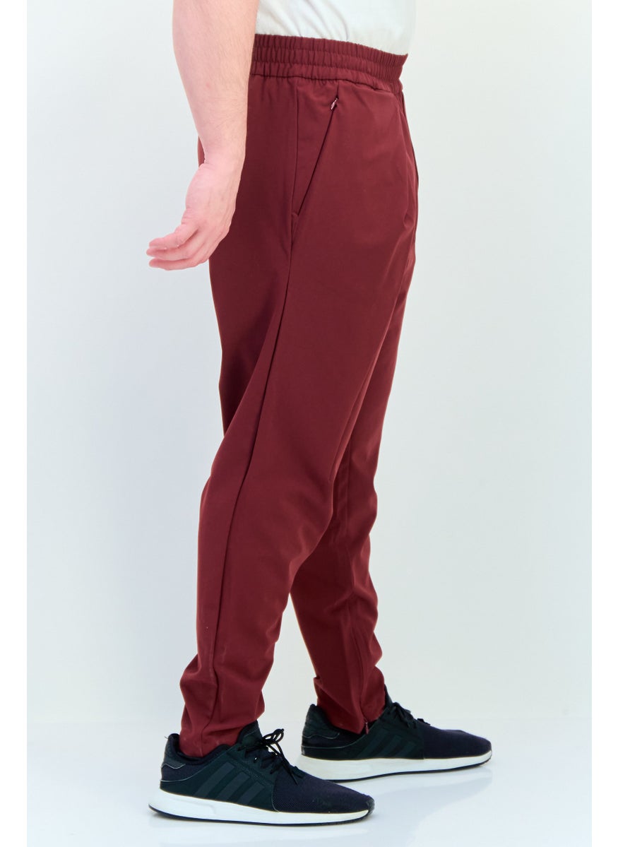 Adidas Men Sportswear Fit Outdoors Sweatpants, Maroon  - Image 2