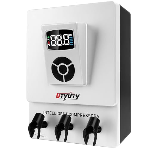 UTYUTY Professional Airbrush Compressor, 85PSI High-Performance, 20 Pressure Levels Control, Ultra-Quiet Dual-Outlet Airbrush Kit for High-End Airbrushes,Painting, Modeling, Makeup, Cake Decor - Image 1